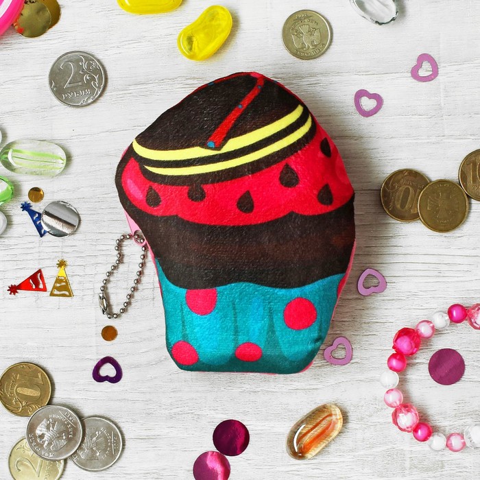 Кошелёк "Пироженка в горошек"