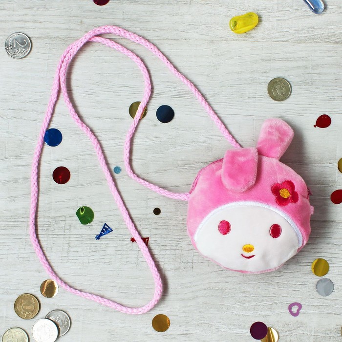 Кошелёк "Зайка" с ремешком