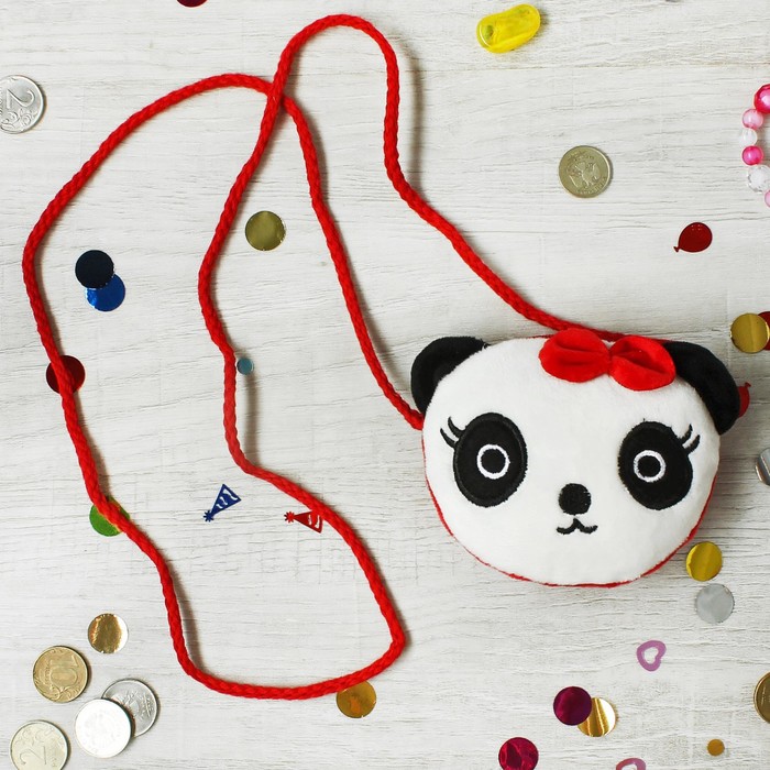 Кошелёк "Панда" с ремешком
