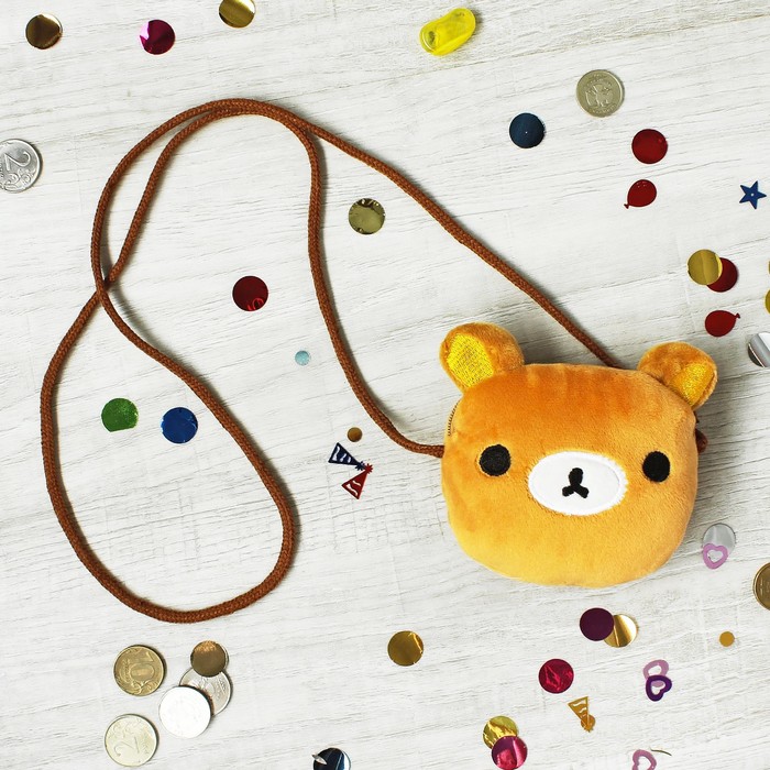 Кошелёк "Мишка" с ремешком