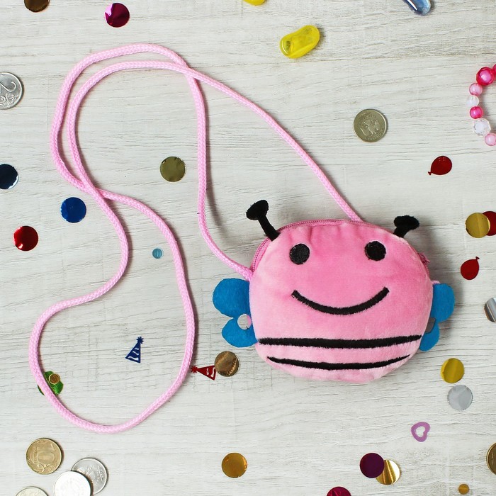 Кошелёк "Пчёлка" с ремешком