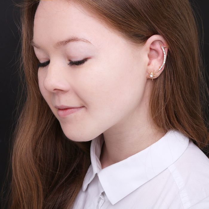 Серьги "Каффа" звезда, цвет МИКС