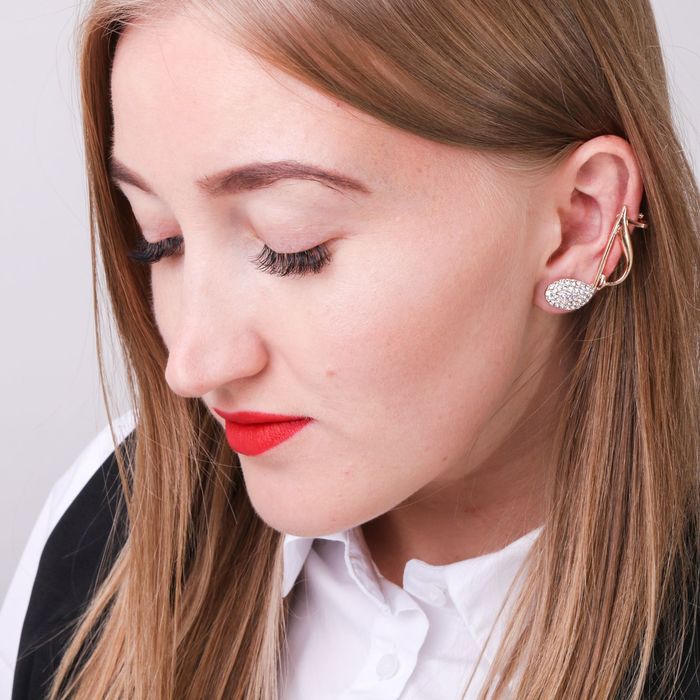 Серьга "Каффа" нота, цвет МИКС