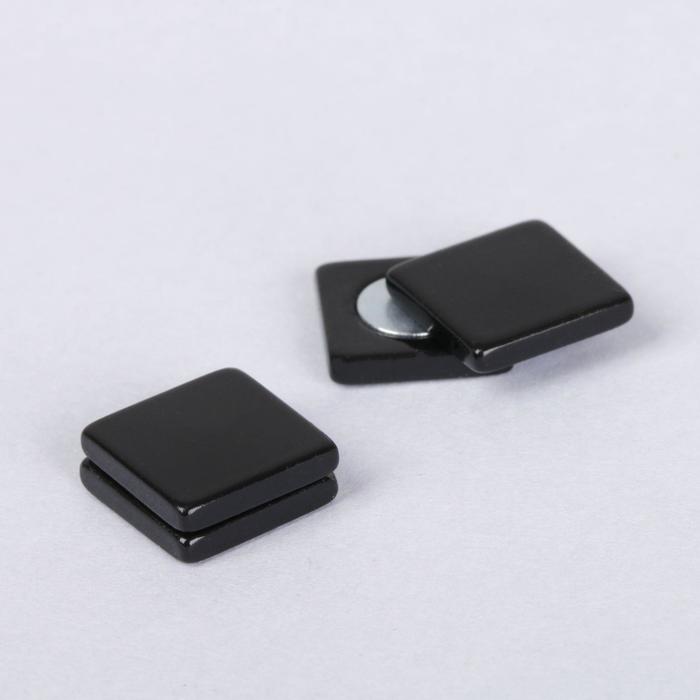 Тоннели "Квадрат" на магните, цвет черный, фас 12 шт