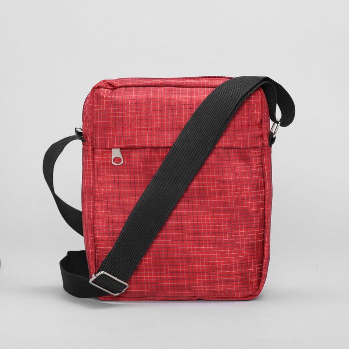 Сумка мол Пламя, 18*5*23, 1 отд, 2 н/кармана, регул ремень, красный