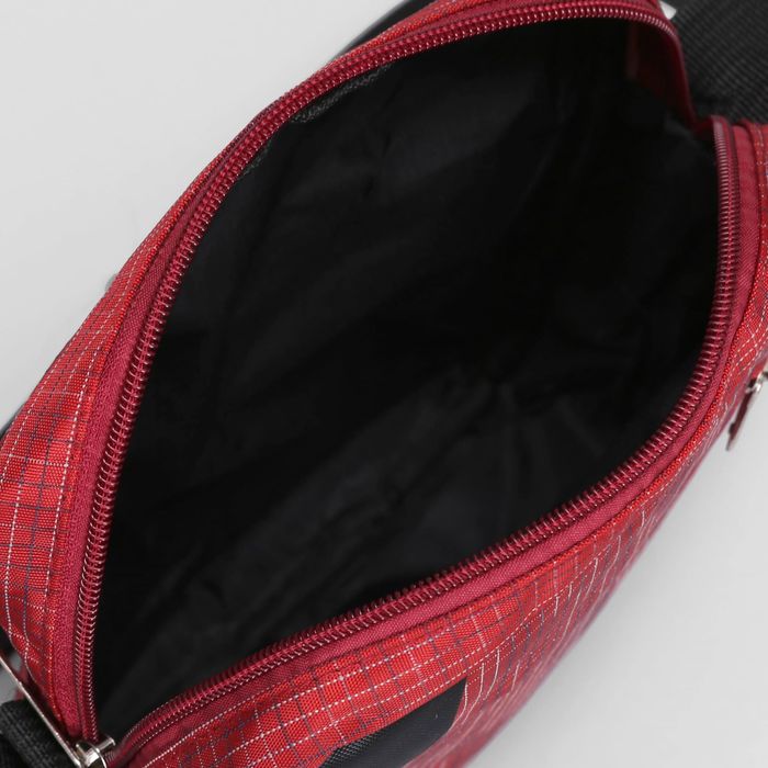 Сумка мол Пламя, 18*5*23, 1 отд, 2 н/кармана, регул ремень, красный