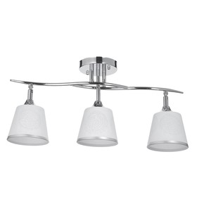 

Люстра K1372/3 "Кувшинки" 3x60W E27 хром 14x55x25 см
