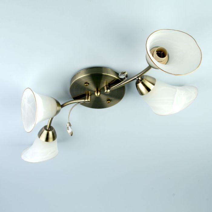 Люстра K1601/4 "Церера" 4x40W   золото