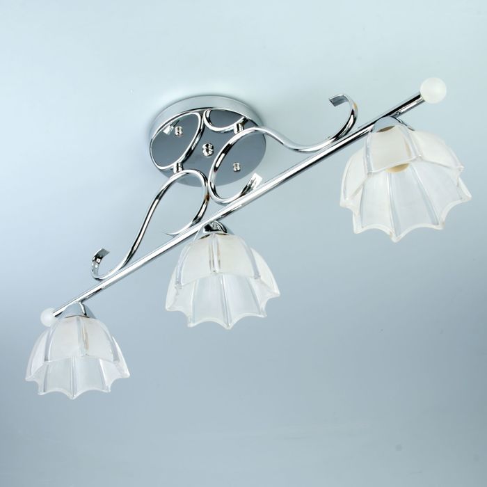 Люстра N0220/3 "Сатурн" 3x60W E27 хром