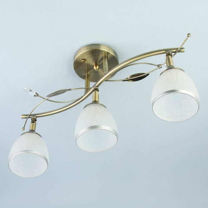 Люстра N0297/3 "Акатен" 3x40W E14 бронза
