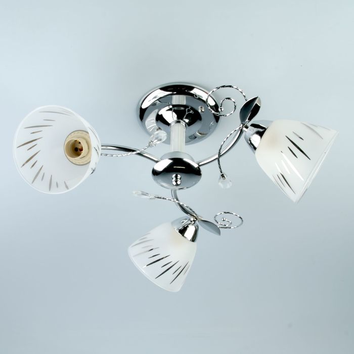 Люстра N0366/3 "Аридиус" 3x40W E27 хром