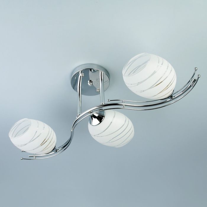 Люстра N0432/3 "Ива" 3x40W E27 хром