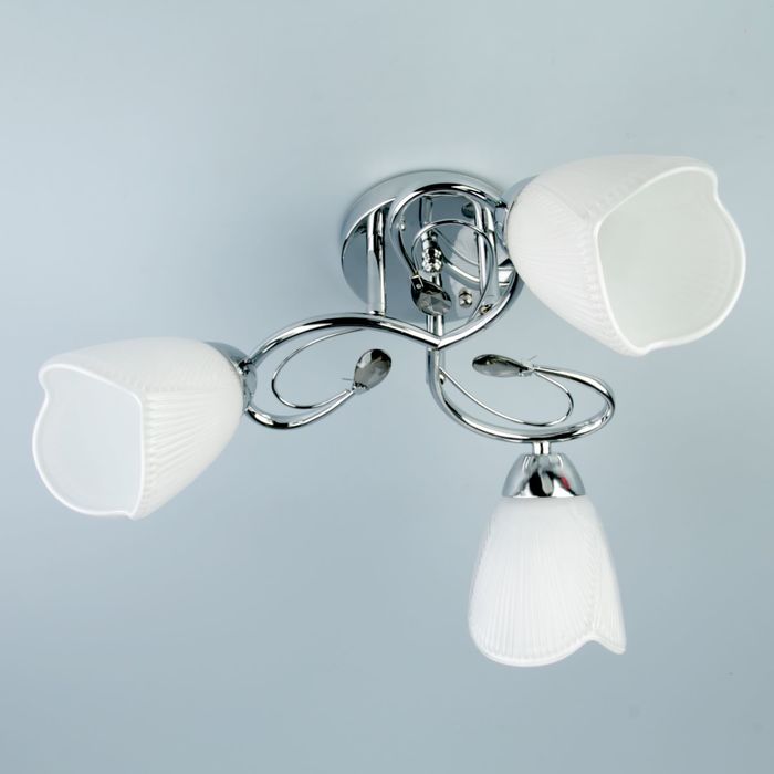 Люстра N0479/3 "Экксилон" 3x40W E14 хром