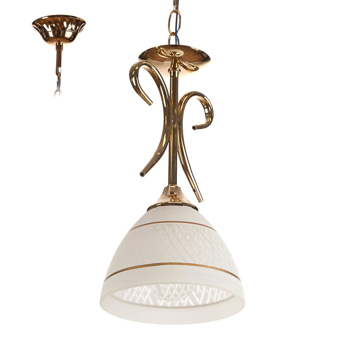 Люстра N0553/1Н "Вайга" 1x40W E27 золото