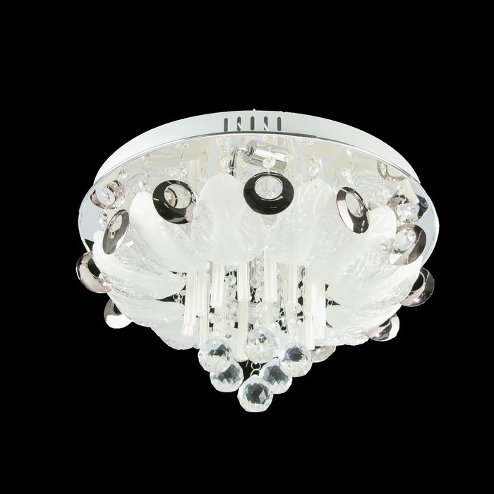 Люстра S0416/5 "Виноград" 5x60W E14 хром 42x42x32 см