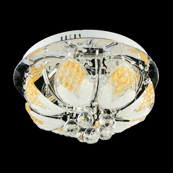 Люстра S0496/4 "Виноград" 4x60W E14 хром 40x40x28 см