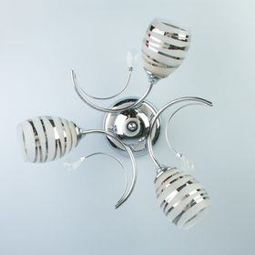 

Люстра К0705/3 "Космос" 3x60W E27 хром 50x50x25 см