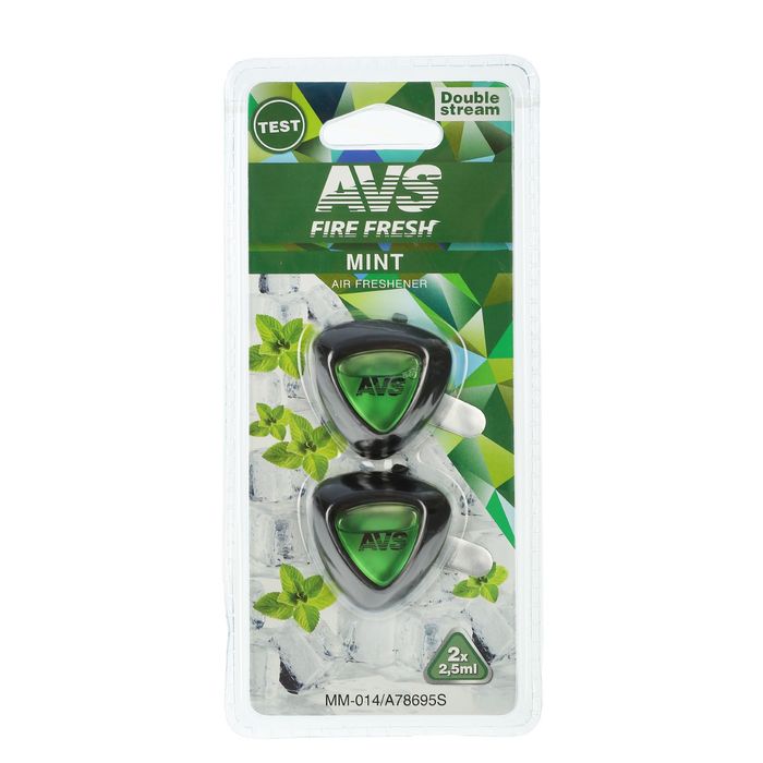 Ароматизатор AVS MM-014 Double Stream, мята, мини мембрана