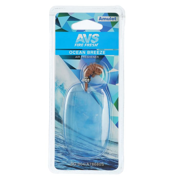 Ароматизатор AVS SG-004 Amulet, океанский бриз, гелевый