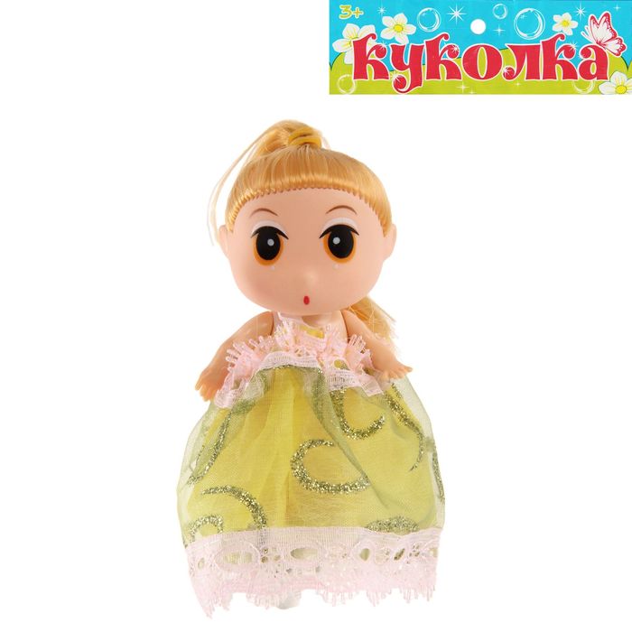 Кукла "Кроха" в платье, МИКС