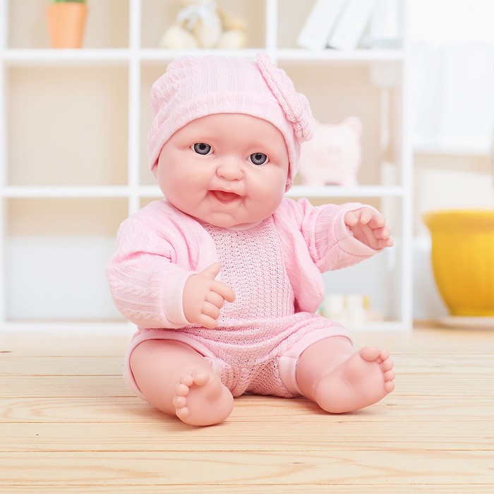 Пупс "Кариночка" в розовом костюмчике