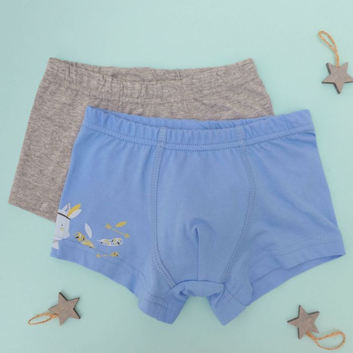 Набор трусов детских KAFTAN "Индеец" 2 шт, рост 110-116 (32), 5-6 лет 100% хлопок