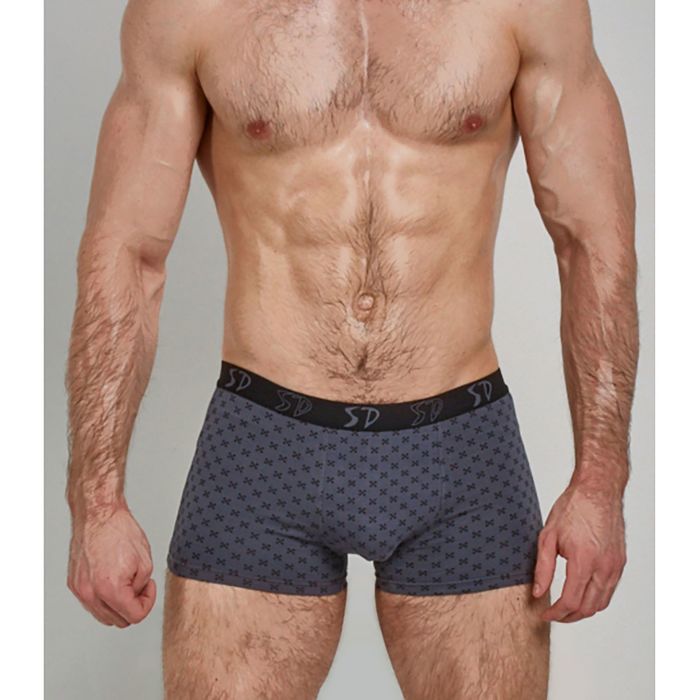 Трусы мужские боксеры SD1001-3 цвет серый, р-р 48-50 (L)