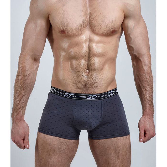 Трусы мужские боксеры SD1002-2 цвет серый, р-р 52-54 (XXL)
