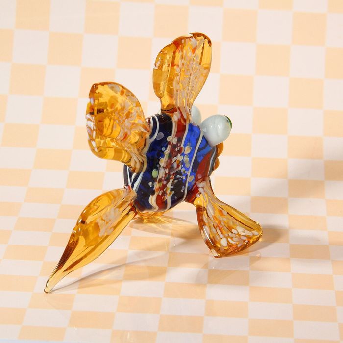 Сувенир из стекла средний "Рыба", микс, 8 х 10 х 6 см