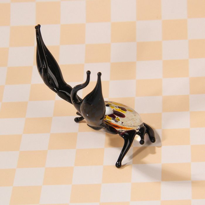 Сувенир из стекла миди "Краб", микс, 6 х 6,5 х 3 см
