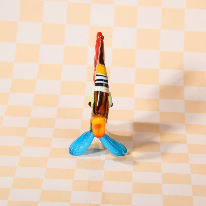 Сувенир из стекла миди "Скалярия", микс, 7 х 3 х 5,5 см