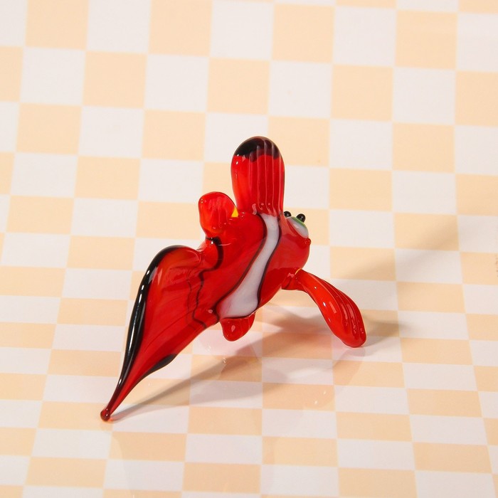 Сувенир из стекла миди "Рыба", 8 х 4,5 х 4 см