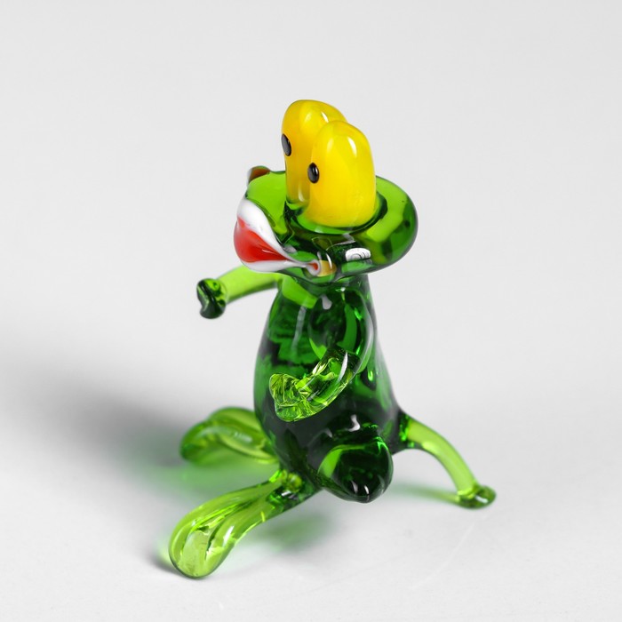 Сувенир из стекла миди "Лягушка"
