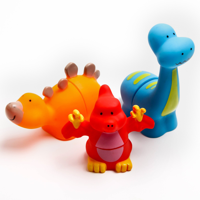 Игрушка-пазл для ванны «Динопарк-2», набор 3 шт.