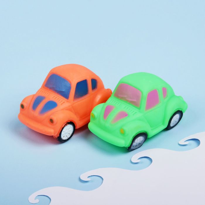 Набор игрушек для ванны «Транспорт», 2 шт., МИКС