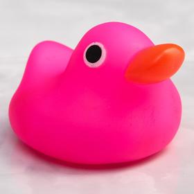 

Игрушка для ванны «Уточка» с пищалкой, цвет МИКС