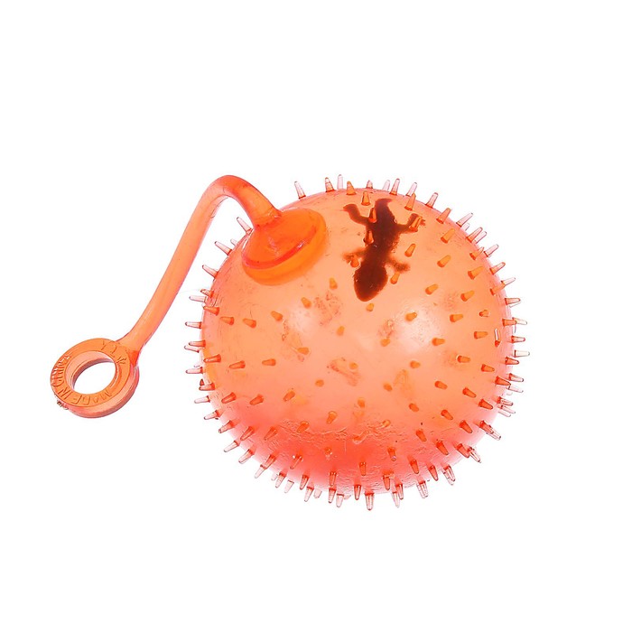 Мялка с водой "Булава", внутри игрушка, цвета МИКС