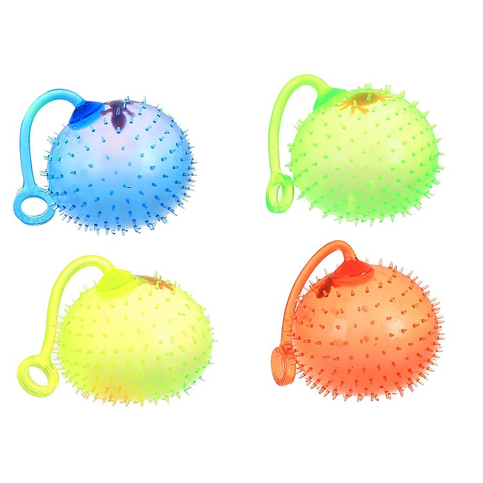 Мялка с водой "Булава", внутри игрушка, цвета МИКС