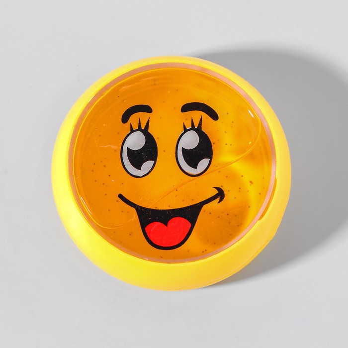 Лизун "Смайлики" твердый, виды МИКС