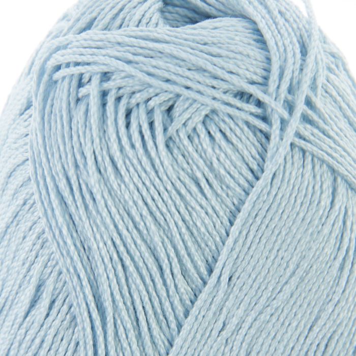 Пряжа "Алина" 100% мерсеризованный хлопок 220м/50гр (0276, бледно-голубой)