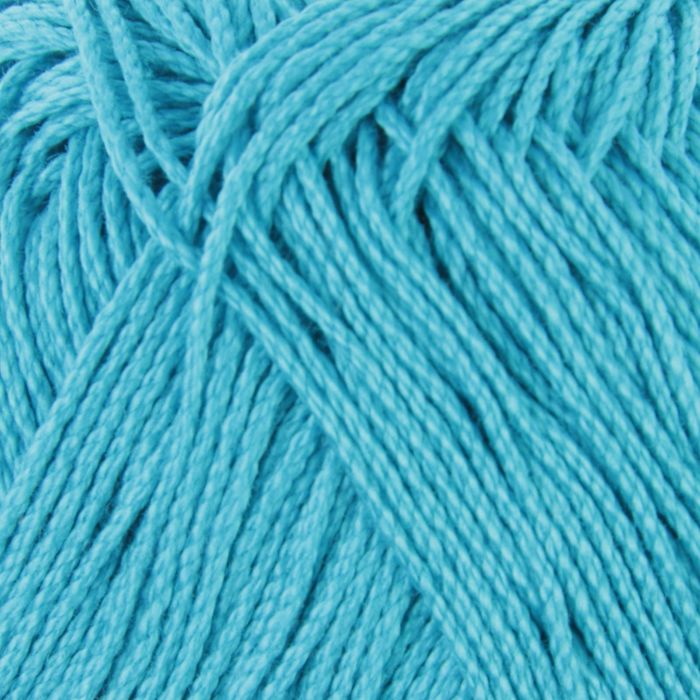 Пряжа "Алина" 100% мерсеризованный хлопок 220м/50гр (0473, голубая бирюза)