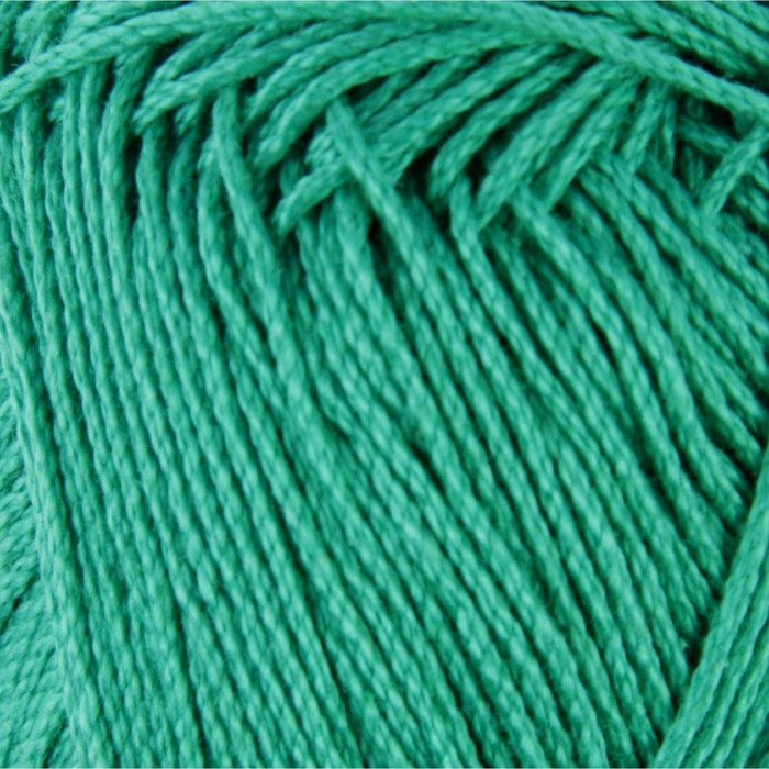 Пряжа "Алина" 100% мерсеризованный хлопок 220м/50гр (0754, зеленая бирюза)
