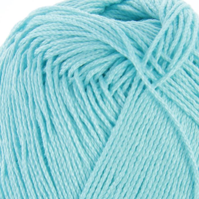Пряжа "Алина" 100% мерсеризованный хлопок 220м/50гр (1430, светлая бирюза)
