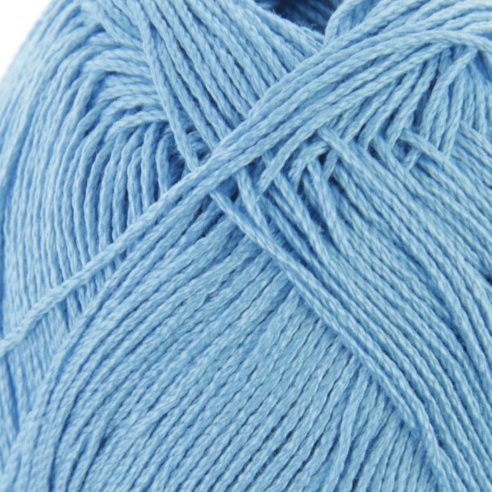 Пряжа "Алина" 100% мерсеризованный хлопок 220м/50гр (0305, светло-голубой)