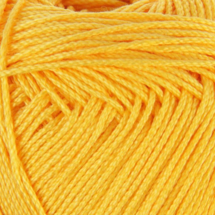 Пряжа "Алина" 100% мерсеризованный хлопок 220м/50гр (0690, шафран