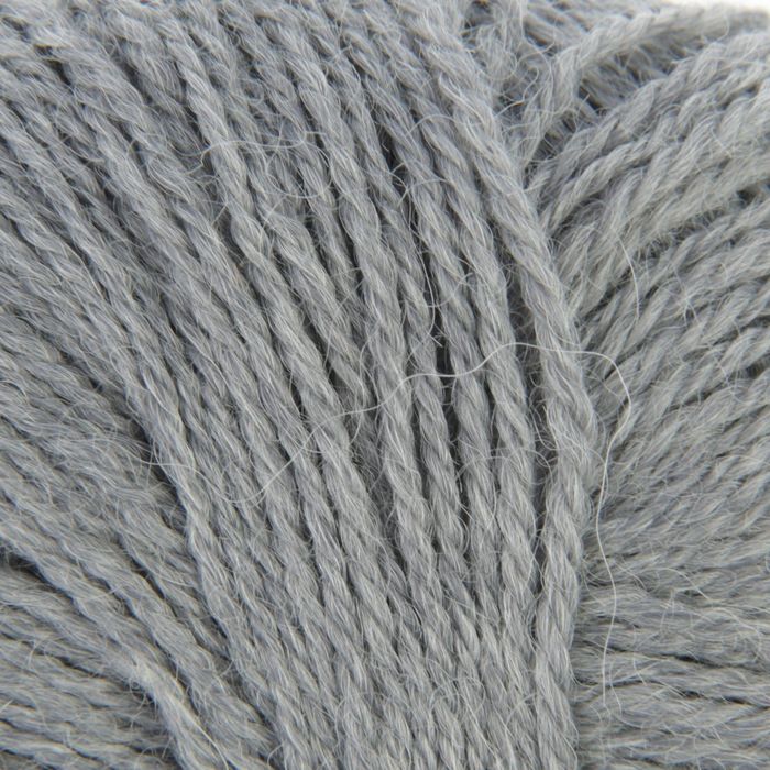 Пряжа "Альпака Перу" 70% альпака, 30% вискоза 200м/50гр (3282, меланж (серый ))