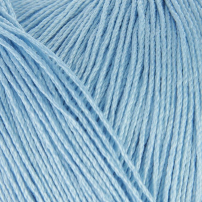 Пряжа "Астра" 100% мерсеризованный хлопок 610м/100гр (2820, воздушно-голубой)