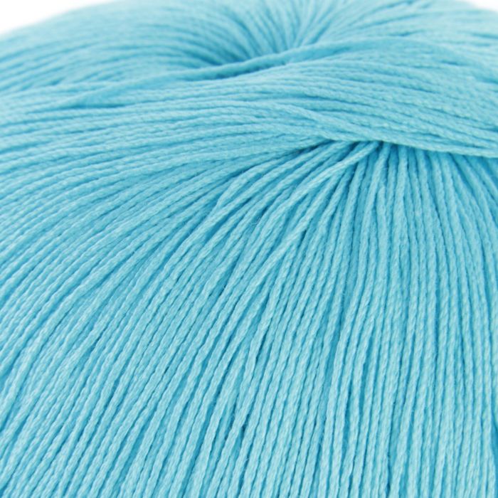 Пряжа "Астра" 100% мерсеризованный хлопок 610м/100гр (0474, голубая бирюза)