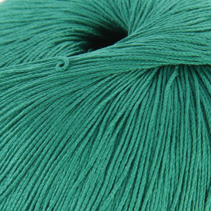 Пряжа "Астра" 100% мерсеризованный хлопок 610м/100гр (2286, зеленый луг)