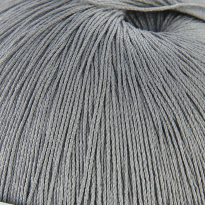Пряжа "Астра" 100% мерсеризованный хлопок 610м/100гр (0439, серый)